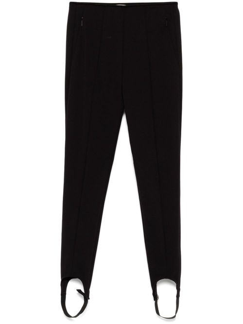 Compact ultra stretch Knit stirrup legging - Black