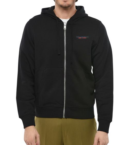 Black Zip-Up Hoodie