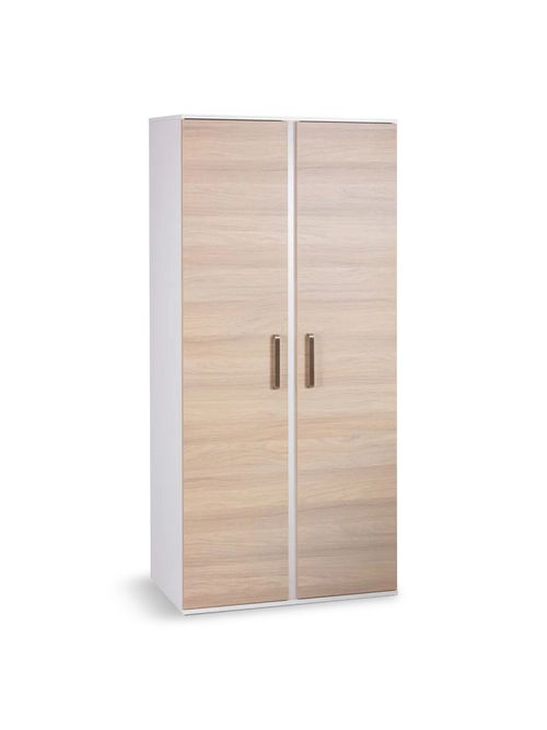 Finchley White Wardrobe in Oak/White