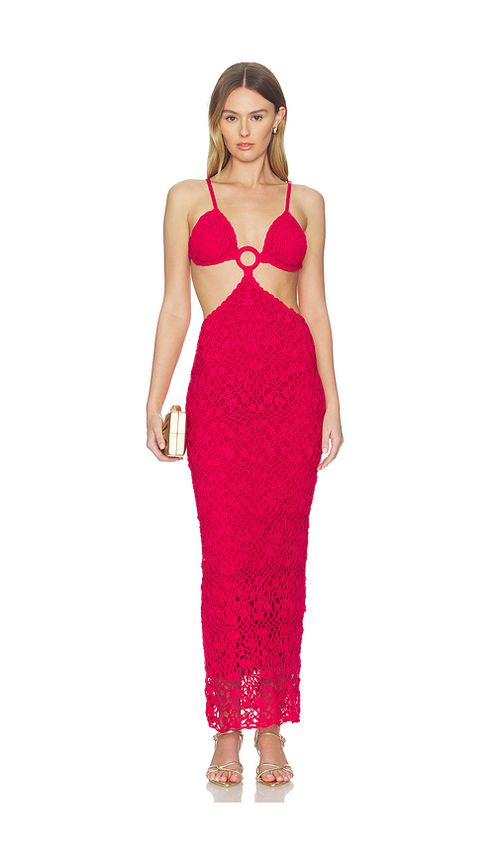 Capittana Martina Rose Dress in Red. XS/S. Also in