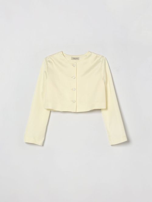 Jacket Kids color Yellow Cream