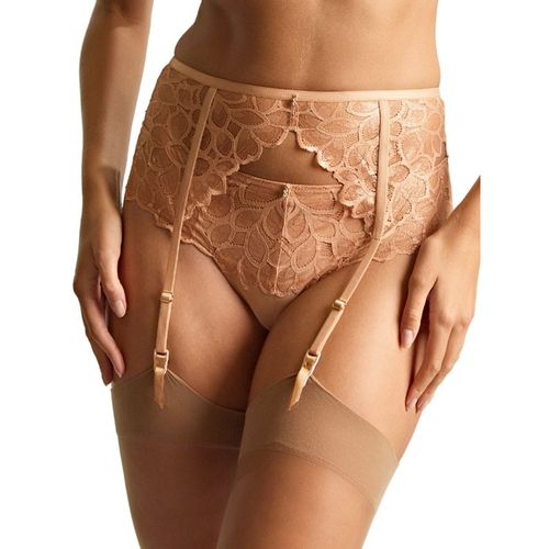 Panache Womens Allure Suspender - Beige Polyamide