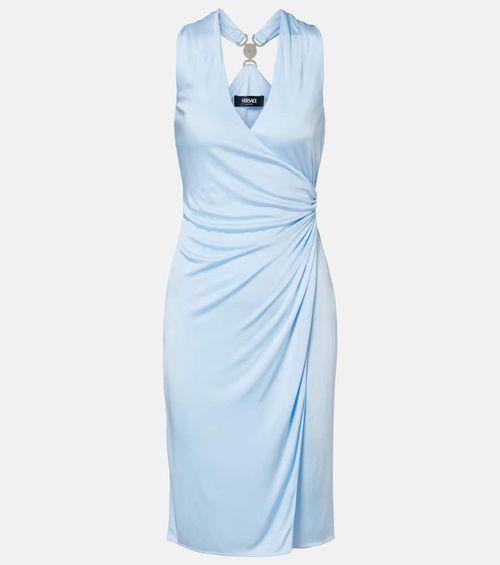 Medusa '95 ruched jersey minidress