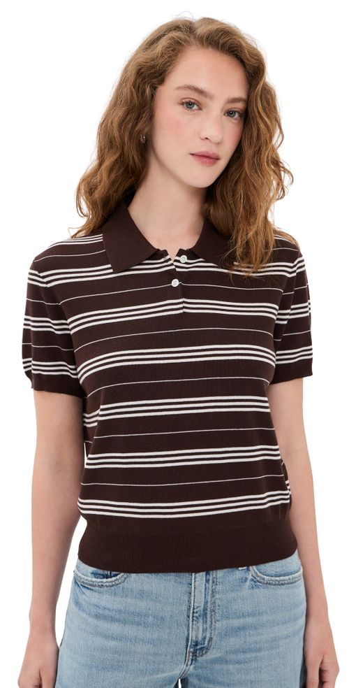 O. p.t Tate Top Coffee Stripe