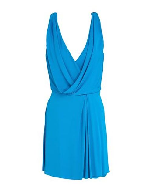 Woman Mini dress Azure Size 6 Viscose