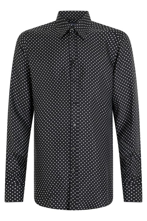 Black Polka Dot Shirt