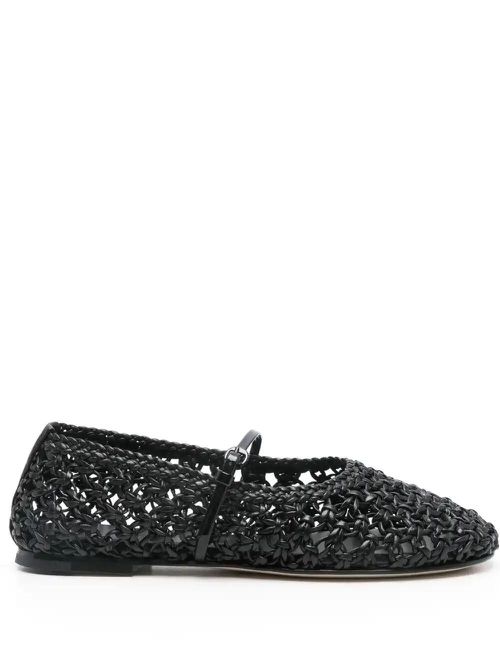 Dear Frances - Balla Weave Ballet Flats - Women's - Rubber/Calf Leather