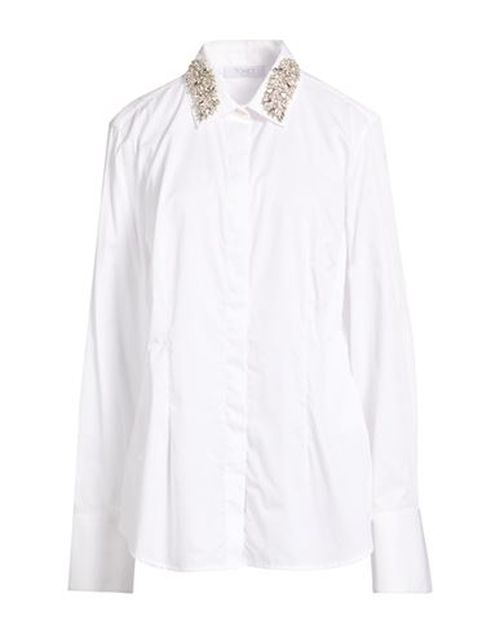 Woman Shirt White Size 12 Cotton