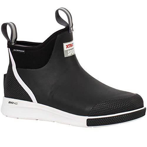 Xtratuf Men’s Fishing Rain Watertight Anglers Breathable Mesh Chevron Pull Tabs Ankle Deck Sport Boots