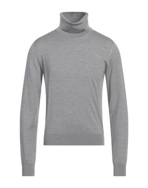 Herno Man Turtleneck Grey Size 34 Virgin Wool