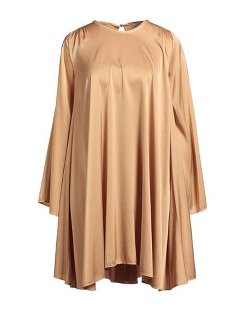 Forte_forte Woman Mini dress Beige Size 1 Silk, Elastane