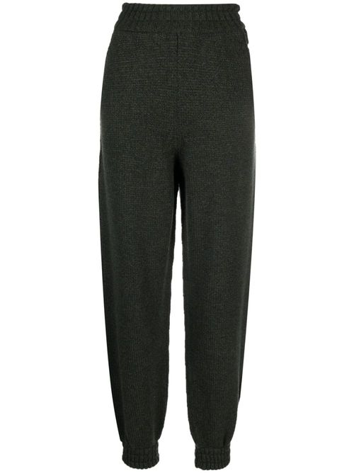 Cashmere knitted trousers - Green
