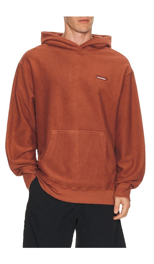 Legends Fairfax Reverse Terry Hoodie in Ember. S also in M, L, XL/1X