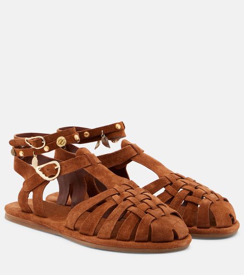 Karina suede fisherman sandals