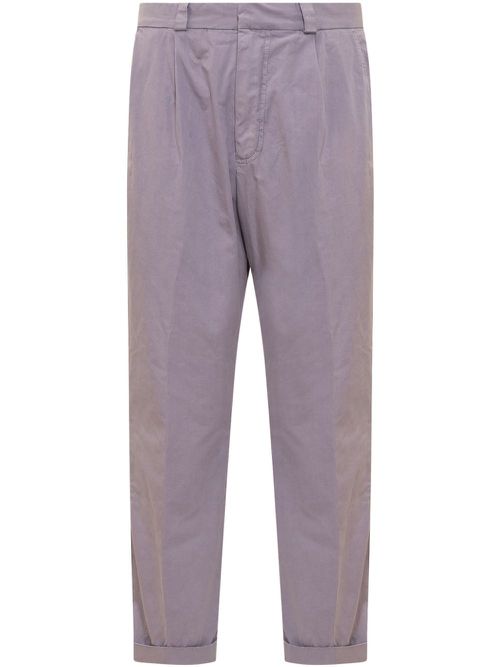 Pleated trousers - Purple