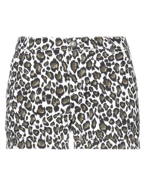 Woman Shorts & Bermuda Shorts White Size 28 Cotton, Elastane