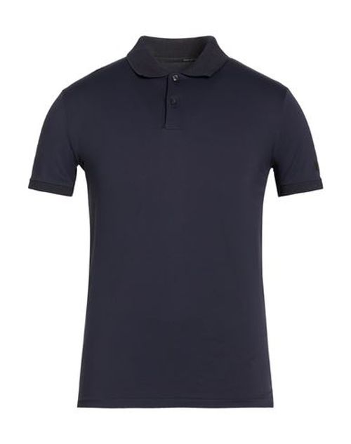 Man Polo shirt Navy Size 34 Polyamide, Elastane