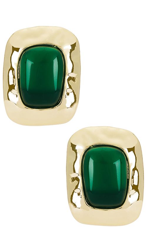 Petit moments Giovana Stud Earrings in Green