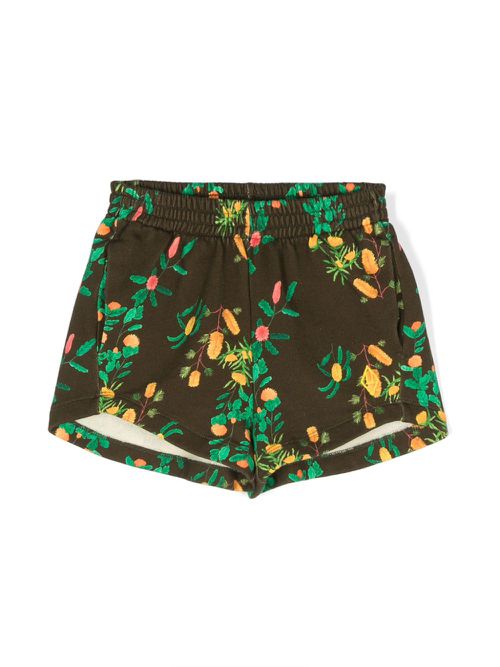 Gardener cotton shorts - Brown