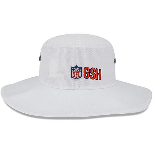 Men's White Chicago Bears 2023 NFL Training Camp Primary Logo Panama Bucket Hat