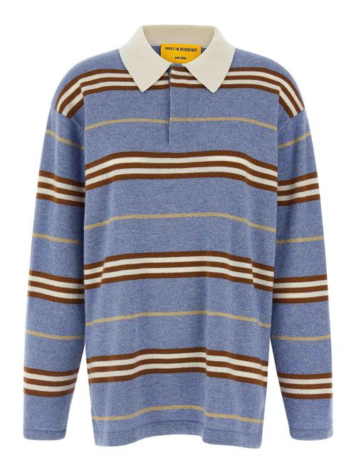 Striped Rugby Polo Shirt