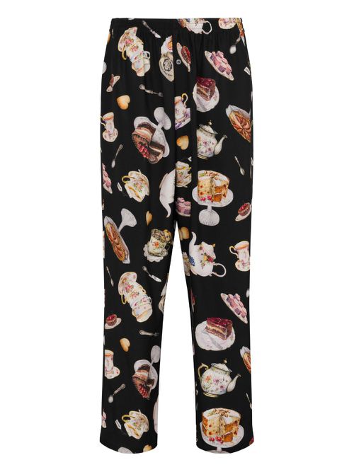 Dessert-print trousers - Black