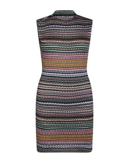 Woman Mini dress Green Size 2 Viscose, Metal fiber, Polyamide, Elastane