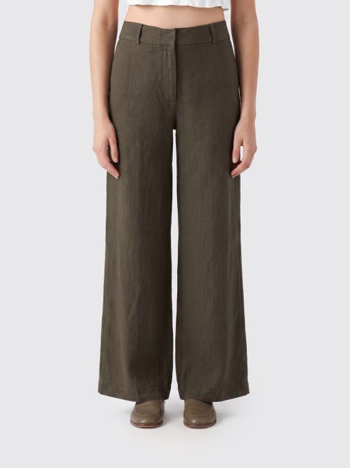 Pants Woman color Brown