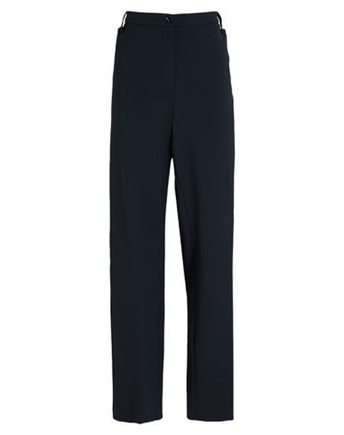 Woman Pants Navy Size 20 Polyester, Virgin Wool, Elastane