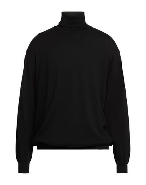 Man Turtleneck Black Size 50 Virgin Wool