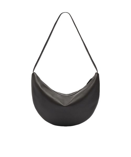 Crescent Zipped Shoulder Bag