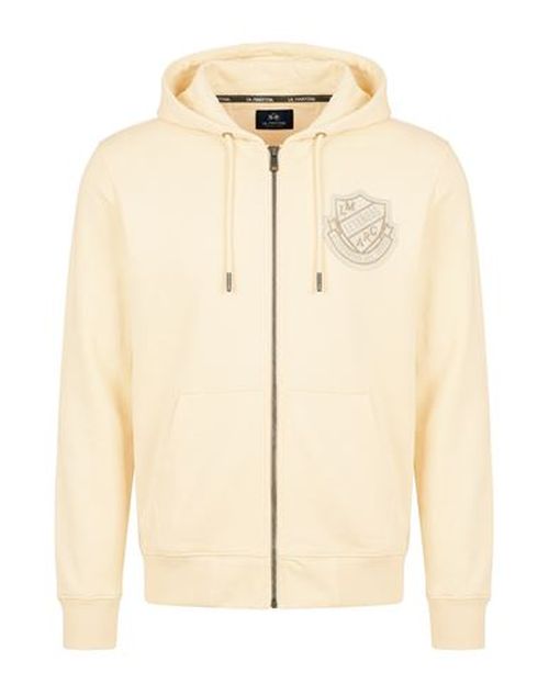 Man Sweatshirt Beige Size 3XL Cotton, Polyester