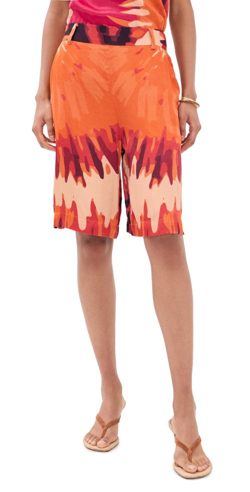 Jeyna Shorts Magma Orange