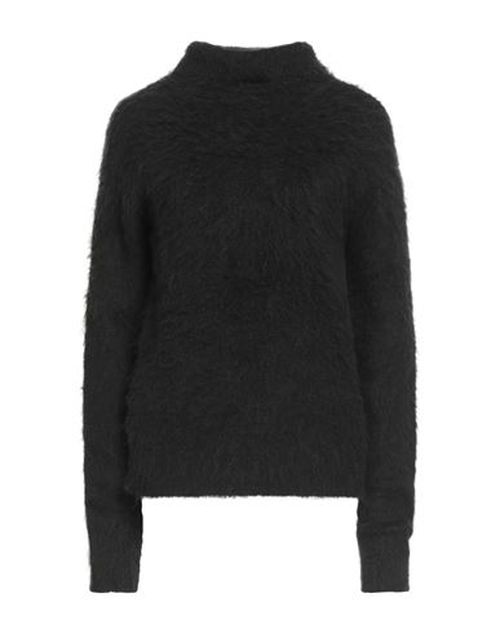 Woman Turtleneck Black Size M Alpaca wool, Polyamide, Elastane
