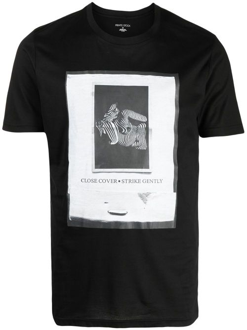 Graphic-print T-shirt - Black