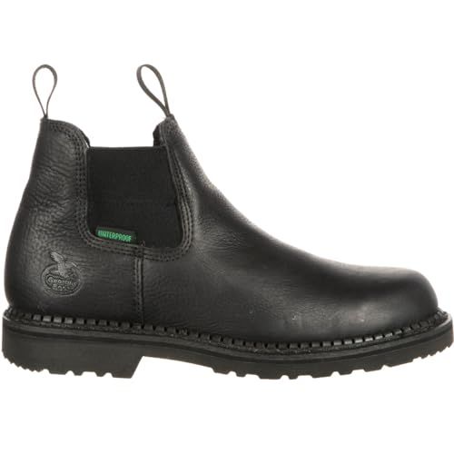 Georgia Giant Men's Black Waterproof High Romeo Boot, Black