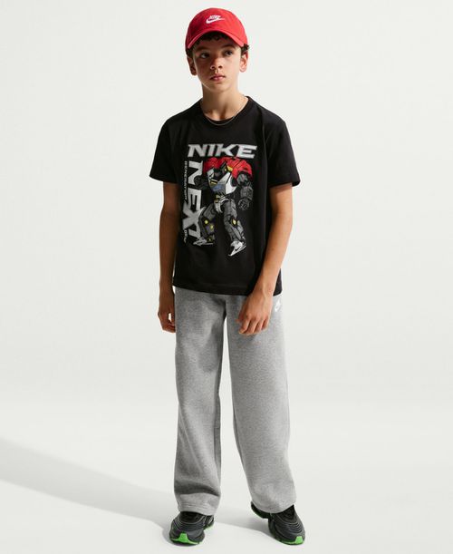 Sportswear Girls' 7-16 Loose Open-Hem Pants - Gray