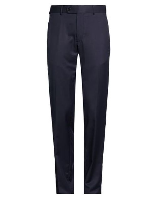 Scabal Man Pants Navy Size 34 Virgin Wool