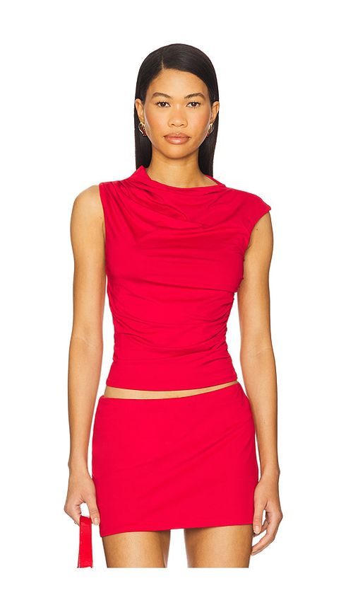 NIA Marge Top in Red. -  XS also in L, M