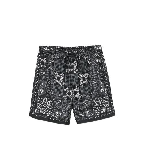 Bandana-print Drawstring Shorts