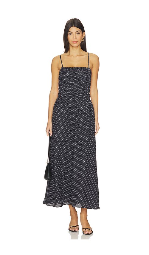 Solid & Striped The Delta Dress in Black. - L also in M, S