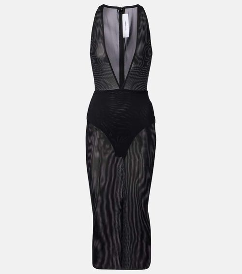 Sheer midi dress