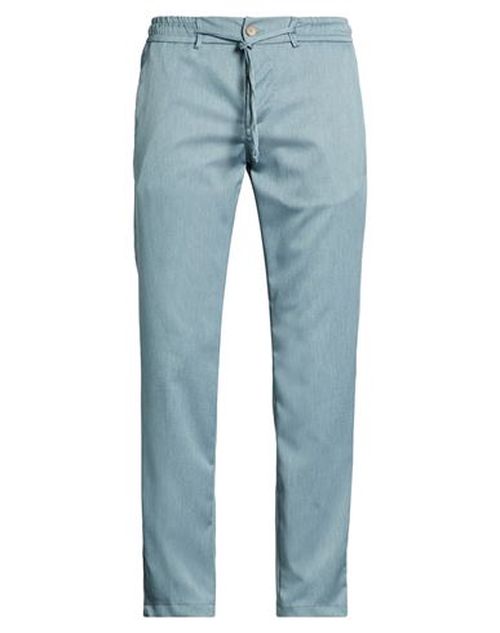 Man Pants Slate blue Size 32 Polyester, Elastane
