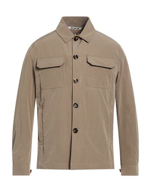 Man Jacket Khaki Size 40 Polyester, Polyamide, Cotton