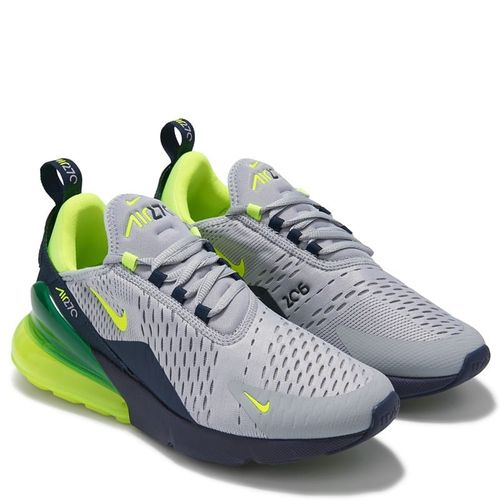 Men's Air Max 270 Sneakers (Grey/Volt/Obsidian)