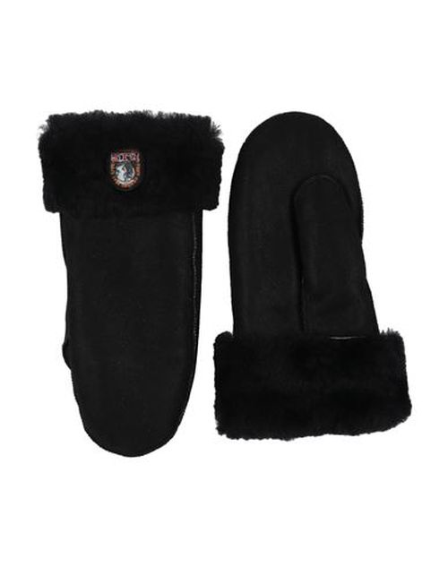Woman Gloves Black Size L Sheepskin