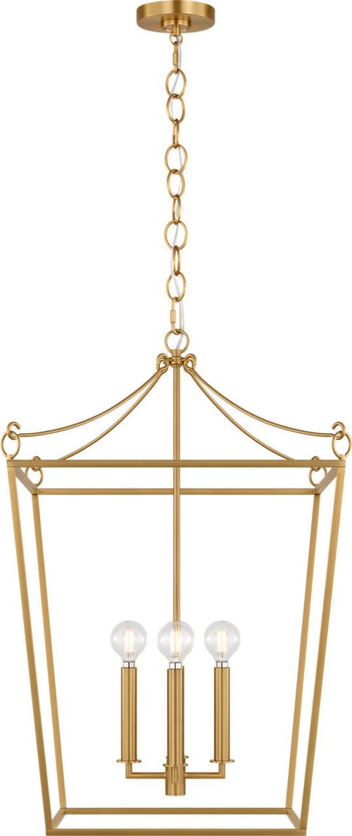 Burnished Brass Lantern from the Carlyle Collection
