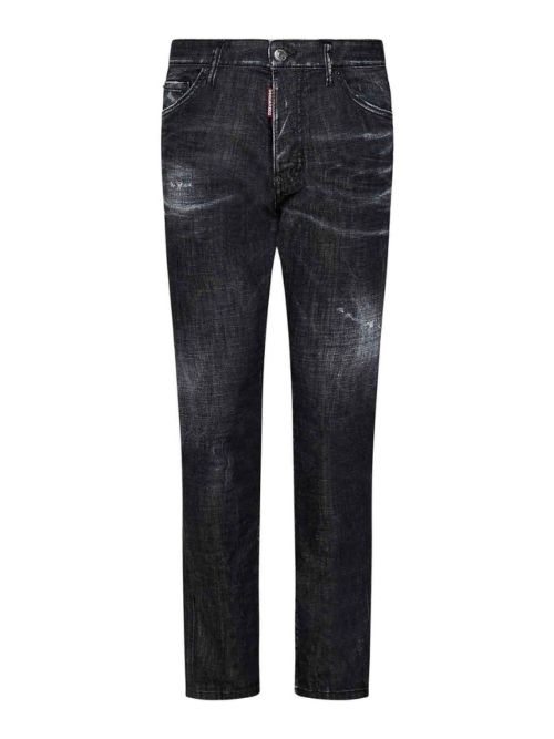 Dsquared2 Easy Wash Cool Guy Black Jeans - Black / W