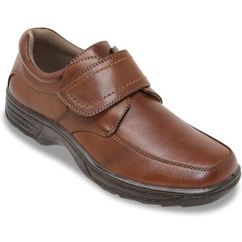 Touch Fasten Wide Fit Shoe With Gel Pad