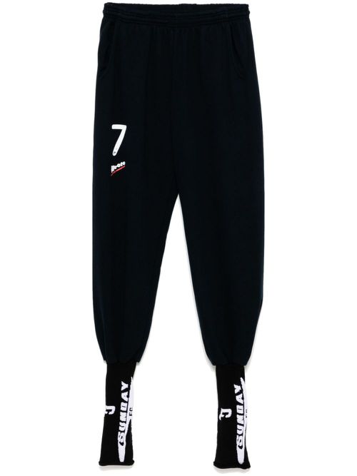 Football-sock track pants - Blue